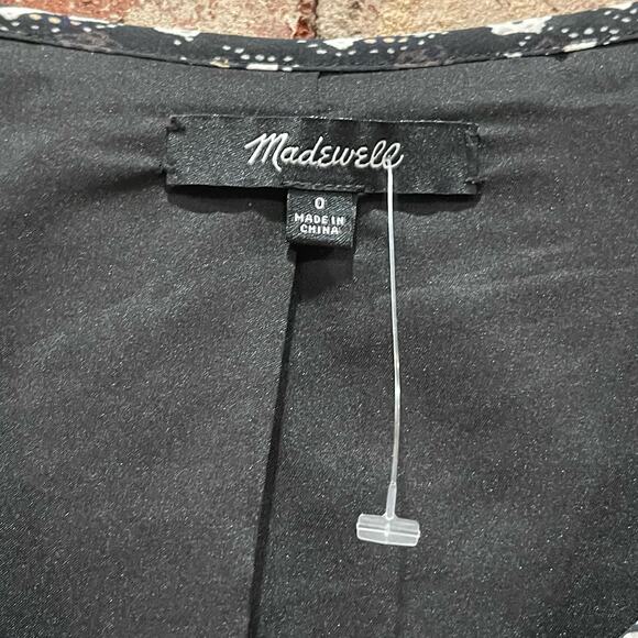 Madewell Lace-Up Dress in Burnished Floral Size 0 NWOT - Picture 4 of 7